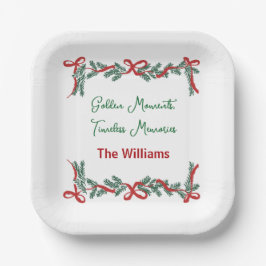 Christmas Paper Plates – Holiday Celebrations