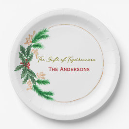 Christmas Paper Plates – Party Table Accessories