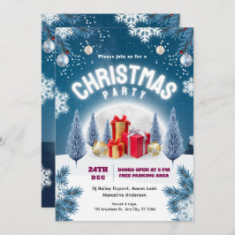 Christmas Party Event Flyer Inbjudningar