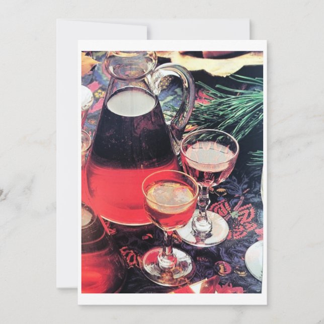 **CHRISTMAS PARTY** FAMILJ OCH VÄNNER INBJUDANDE INBJUDNINGAR (Framsida)