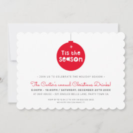 CHRISTMAS PARTY festive roligt fet TID SEASON Julkort