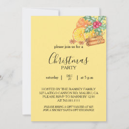 Christmas Party Invitation Card Inbjudningar