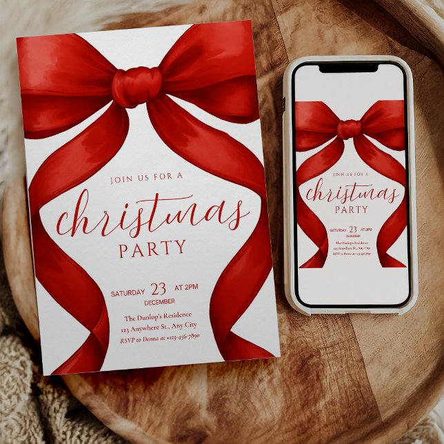 Christmas Party invitation Friendsmas Invite Inbjudningar (Skapare uppladdad)