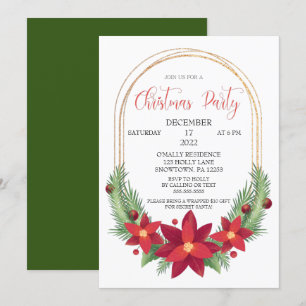 CHRISTMAS PARTY INVITATION, JULFEST INBJUDNINGAR
