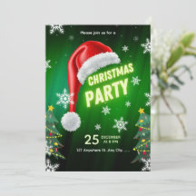 Christmas Party Invitation Template