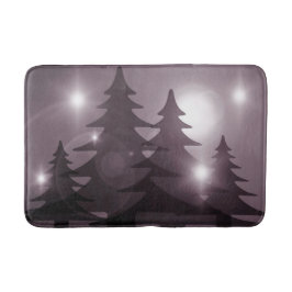 Christmas Party Pink Trees Holiday Winter Elegant Badrumsmatta