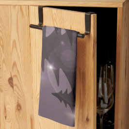 Christmas Party Pink Trees Holiday Winter Elegant Kökshandduk