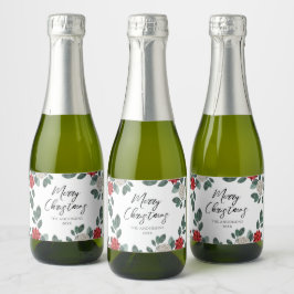 Christmas Party Red Green Floral