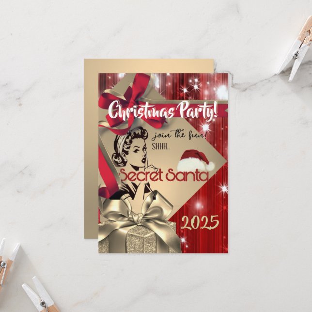 Christmas party secret santa (Fram/Back In Situ)