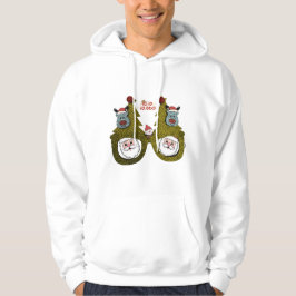Christmas Party Tree Glasses Hoodie