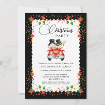 Christmas Party Winter Botanical