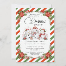 Christmas Party Winter Botanical