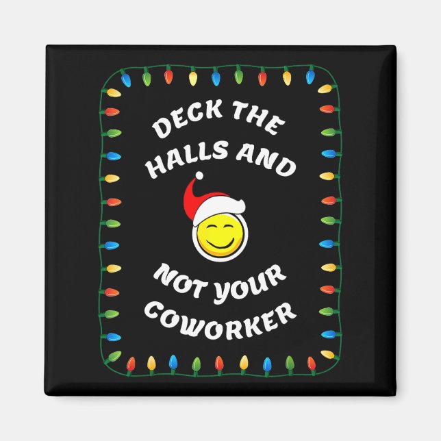 Christmas Party Workplace Funny Design  Magnet (Framsidan)