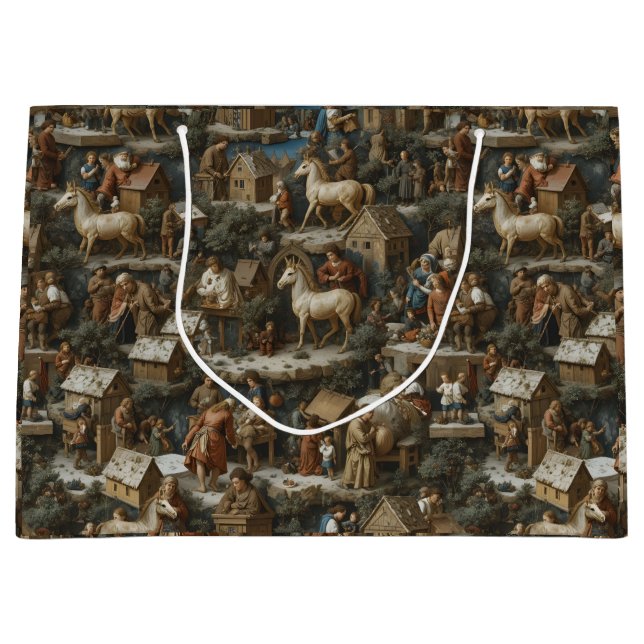 Christmas Pattern • Bruegel Style Vintage Art (Framsidan)