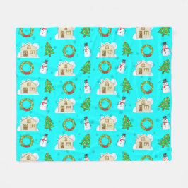 Christmas Pattern   Fleecefilt