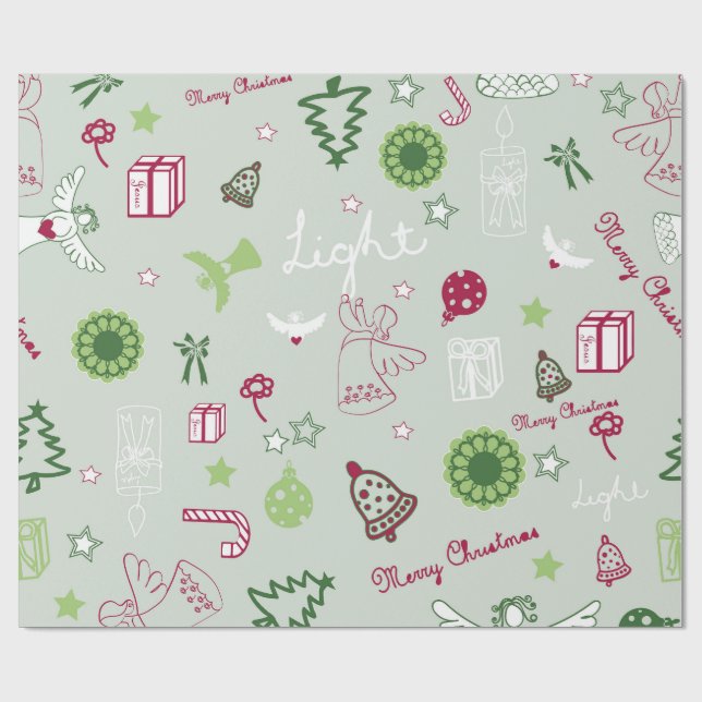 Christmas pattern  presentpapper (Platt)