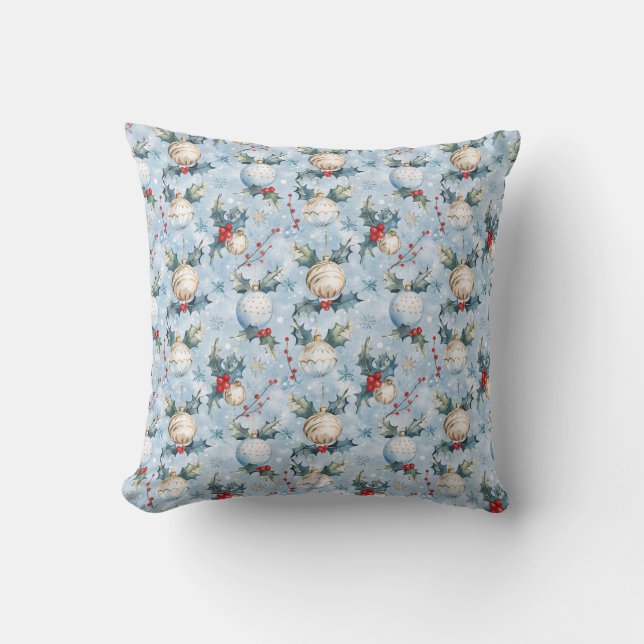 Christmas Pattern Throw Pillow Kudde (Framsida)