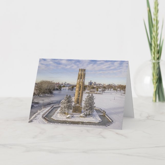 Christmas Peace in Detroit Helgkort (Framsida)