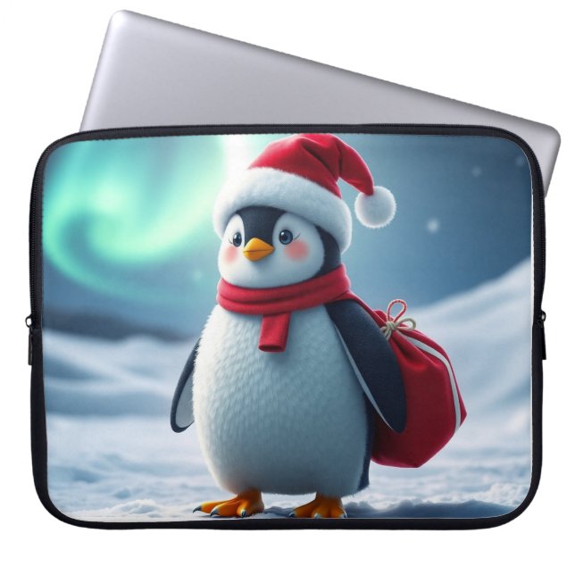 Christmas penguin laptop fodral (Framsidan)