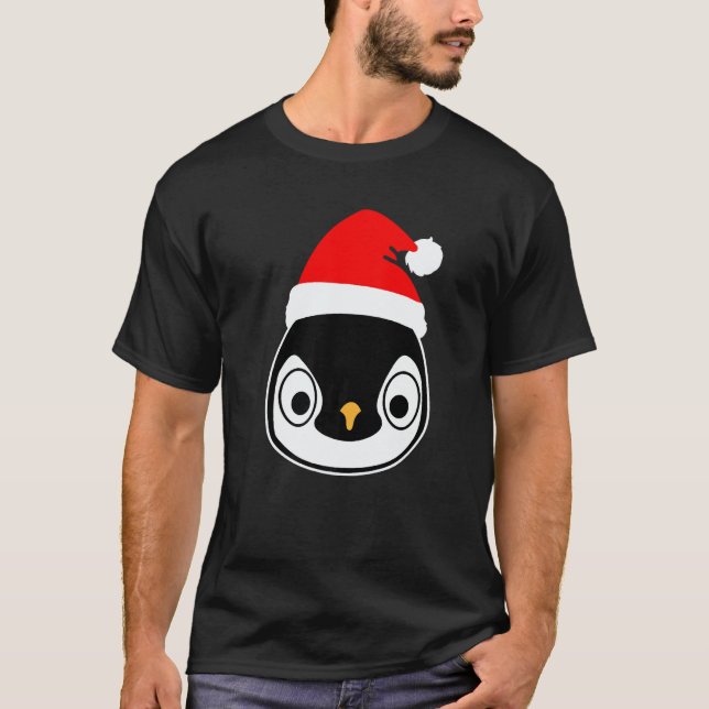 Christmas Penguin T Shirt (Framsida)