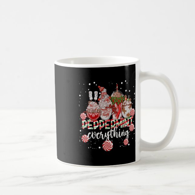 Christmas Peppermint Everything Coffee Chocolate M Kaffemugg (Höger)