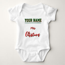  Christmas personalized Baby Jersey Bodysuit color T Shirt