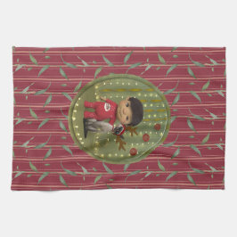 Christmas Pet Friend Kökshandduk