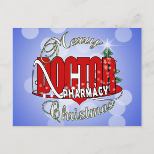 CHRISTMAS PHARMACY DOKTOR HELG VYKORT