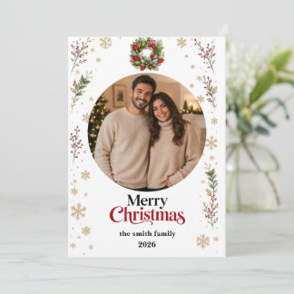 Christmas Photo Card | Merry Christmas Julkort