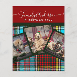 CHRISTMAS PHOTO GIFT - Andersson Tartan Collage Flygblad
