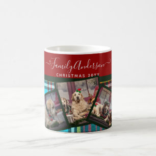 CHRISTMAS PHOTO GIFT - Andersson Tartan Collage Kaffemugg