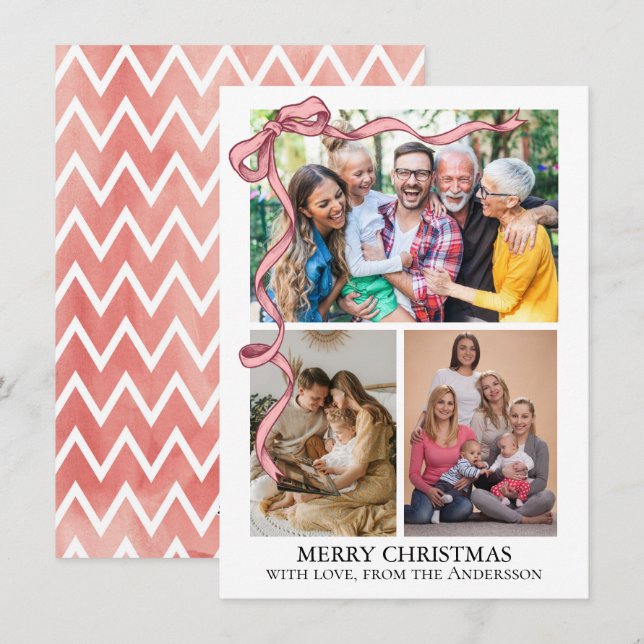  Christmas Photo Julkort (Fram/baksida)