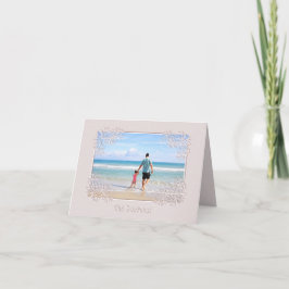 Christmas Piinsettia Neutral Holiday Card Kort