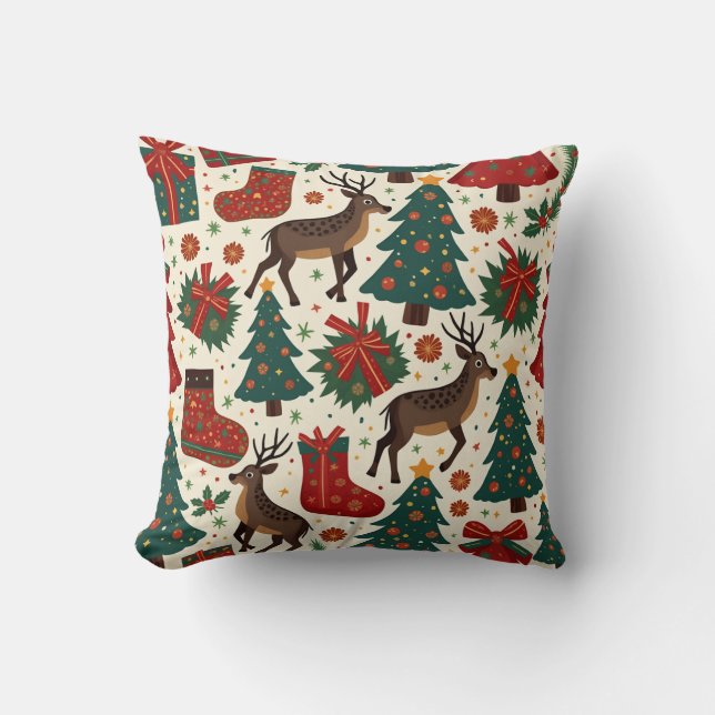 christmas Pillow Cushion Kudde (Framsida)