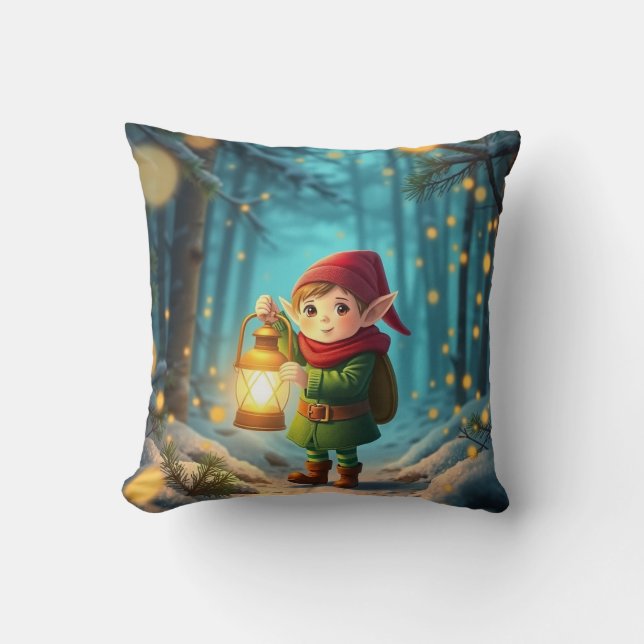Christmas pillow elf kudde (Framsida)