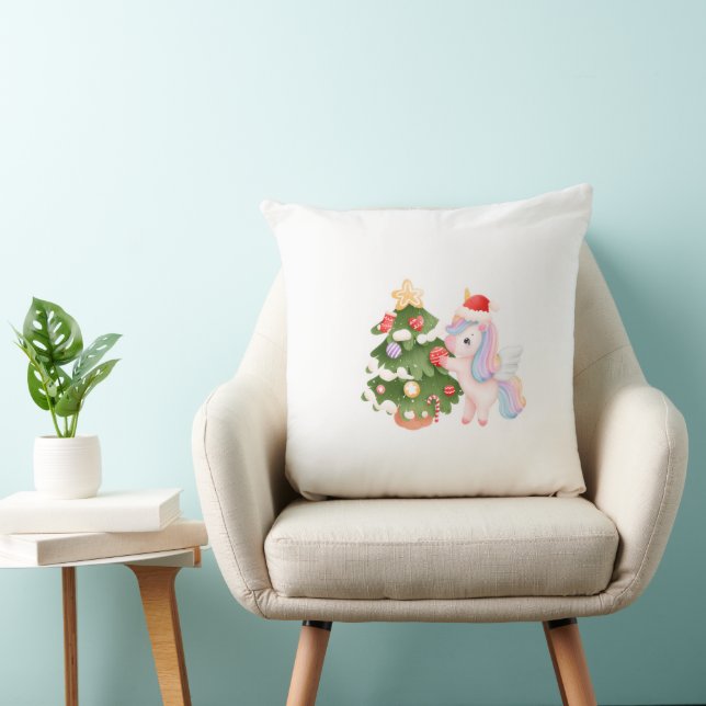 Christmas Pillow – Festive Holiday  Kudde (Stol)