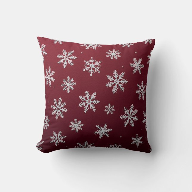 Christmas pillows with snowflakes kudde (Framsida)