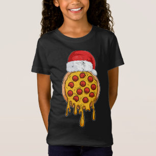 CHRISTMAS Pizza Funny presenterar Julafton Jultomt T Shirt