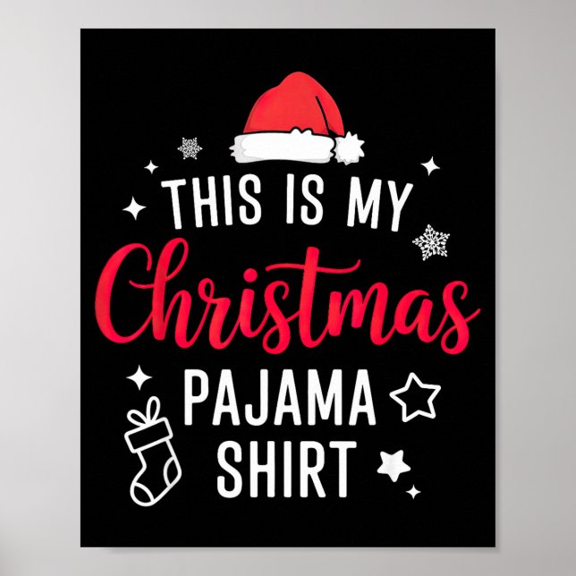 Christmas Pj Pajama Pjs  Poster (Framsidan)