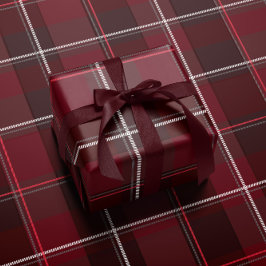 Christmas plaid classic holiday simple presentpapper