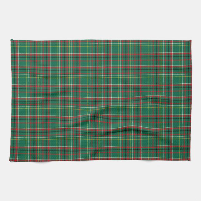 Christmas Plaid Green Pattern-23914 Kökshandduk (Horisontell)