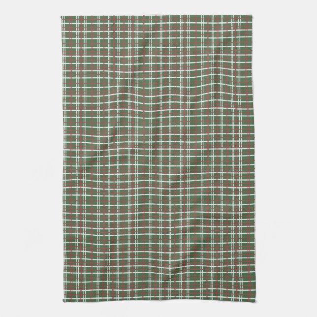 Christmas plaid kökshandduk (Vertikal)
