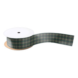Christmas Plaid Pattern Satin Ribbon