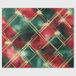 Christmas Plaid wrapping paper Presentpapper