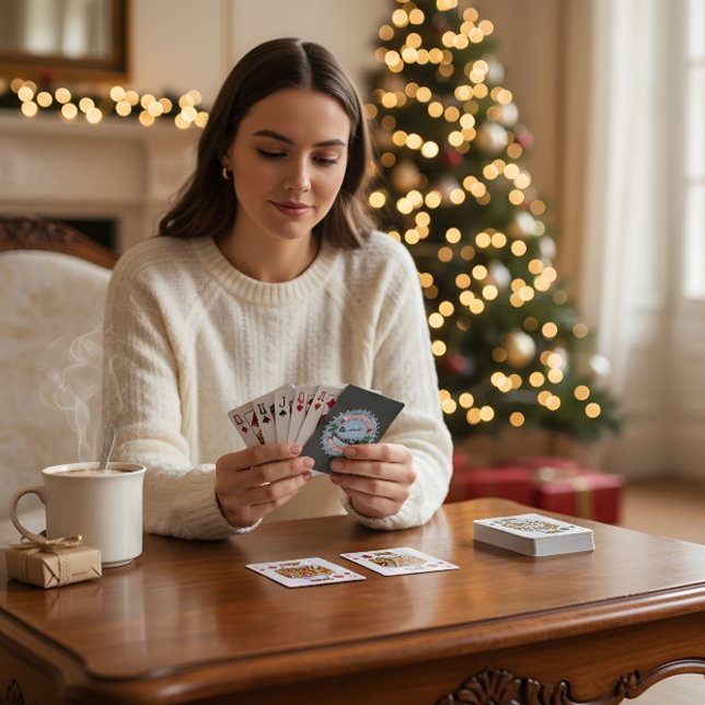 Christmas Playing Cards Festive Holiday Poker Deck Casinokort (Skapare uppladdad)