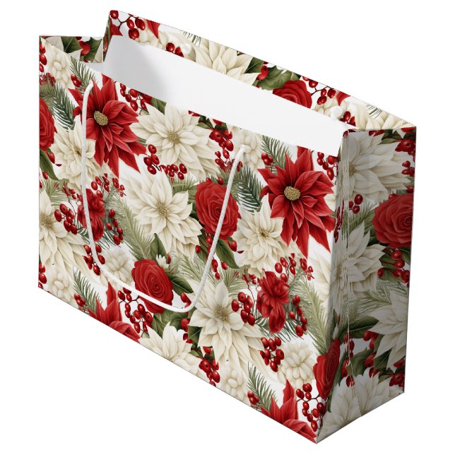 Christmas Poinsettia – Holiday Floral Design (Framsidan Vinklad)