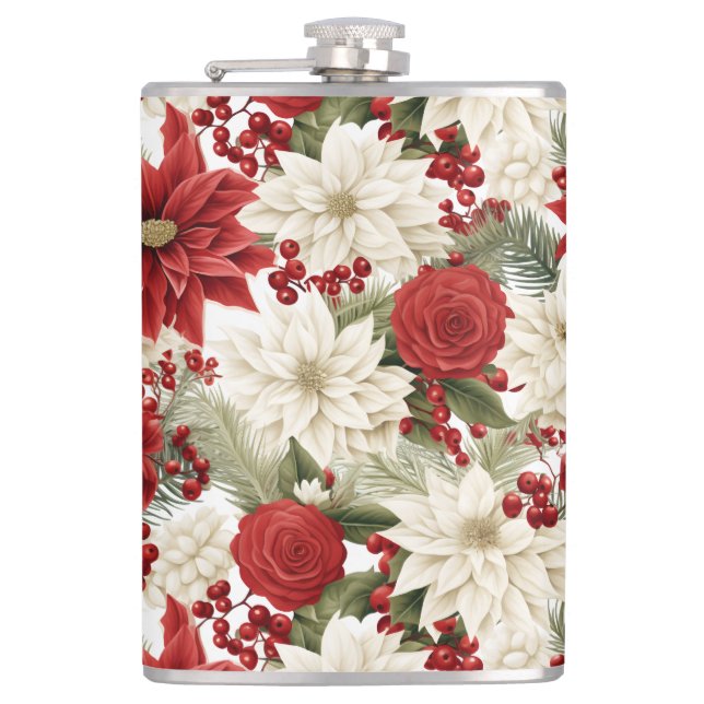 Christmas Poinsettia – Holiday Floral Design Fickplunta (Framsidan)