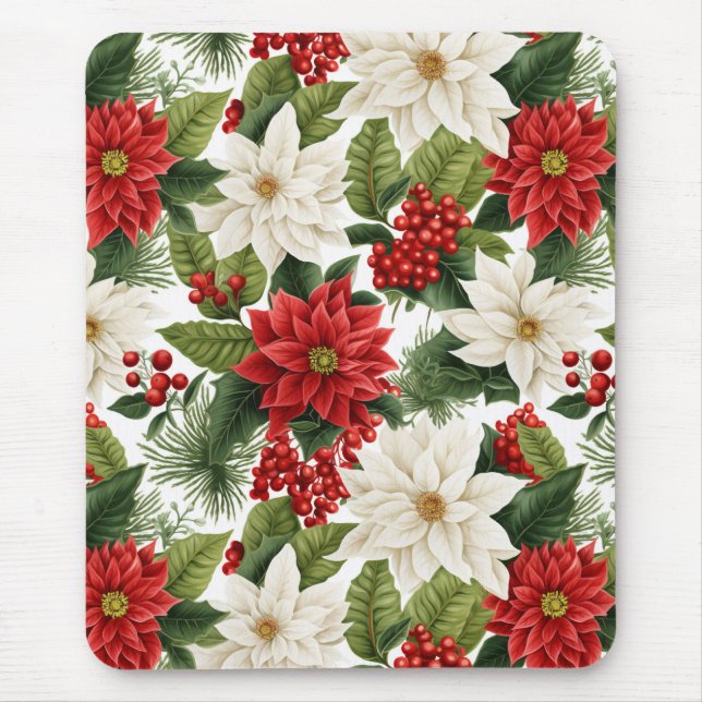 Christmas Poinsettia – Holiday Floral Design Musmatta (Framsidan)