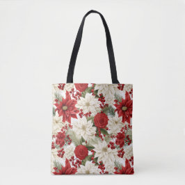 Christmas Poinsettia – Holiday Floral Design Tygkasse