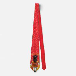 🎄 Christmas Police Tie – Funny Holiday Nutcracker Slips